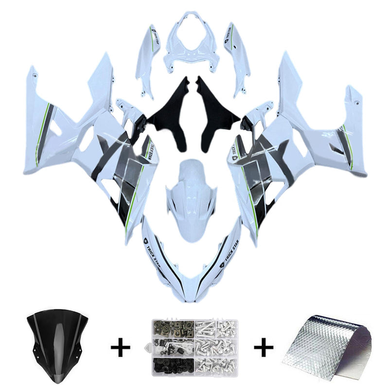 Amotopart kåpa Set för Kawasaki EX400 Ninja400 2018-2023 Body Plastic ABS