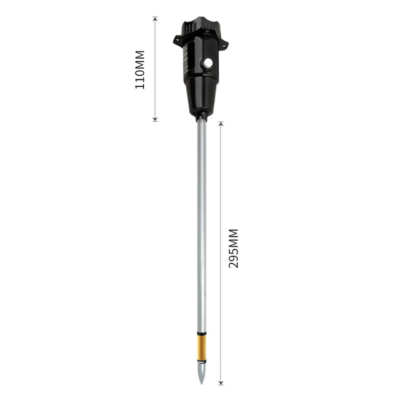 Håndholdt Soil PH Tester PH og fuktighetsmåler med 295 mm lang metallsonde