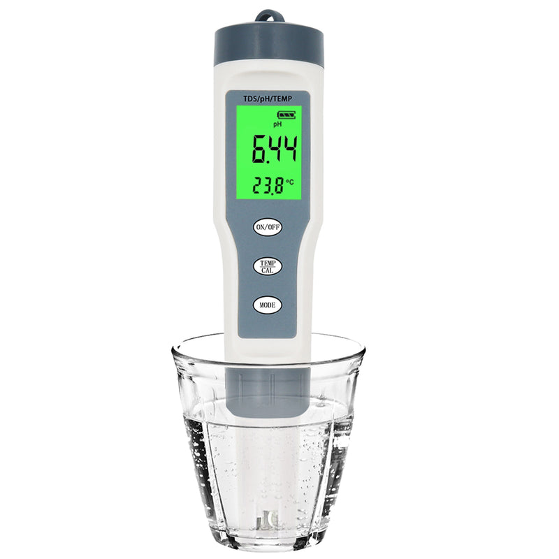 3 in 1 Digital PH TDS TEMP wasserdichtes Wasserqualitätsmesser Tester Test Pen Tool