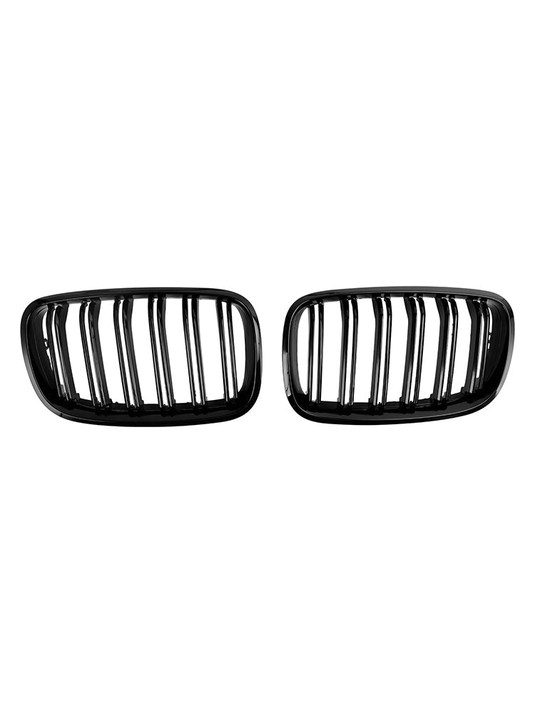 BMW X6 E71 2007-2014 Frontstøtfanger Nyregitter Blank Svart