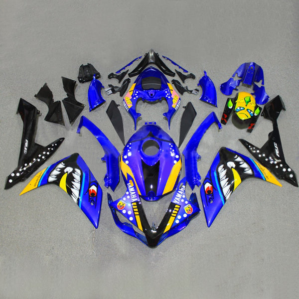 Kit de carenagem Amotopart para Yamaha YZF 1000 R1 2007-2008 corpo de plástico ABS