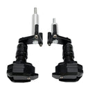 Kawasaki Ninja 400 Z400 2018-2023 Crash Bobbin Protector Slider Aluminium Schwarz