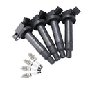 2004-2008 Toyota RAV4 L4 2.4L 4x Bobina de ignição + vela de ignição UF333 UF494