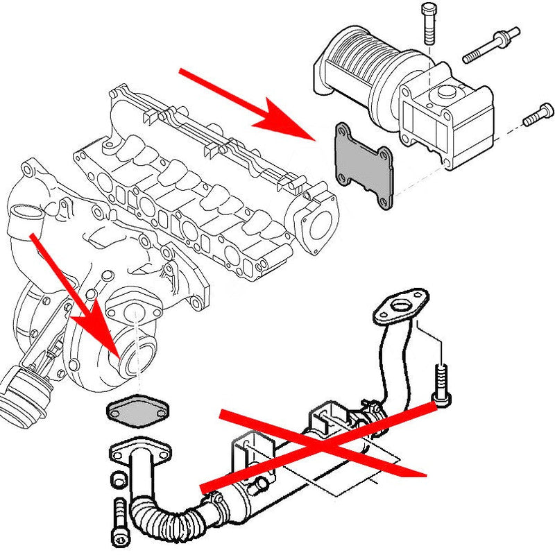 EGR-venttiilin sulkulevy Opel Vauxhall Cdti Saab Tid Fiat Alfa Lancia1.9