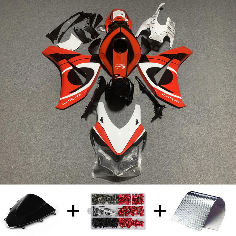 Amotopart Honda CBR1000RR 2008-2011 Juego de carenado Cuerpo Plástico ABS