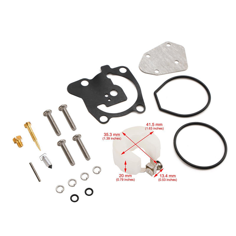 Kit de conversión de carburador adecuado para motor fueraborda Yamaha de 2 tiempos 40 HP E40X