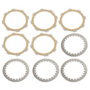 Koblingssæt stål & friktionsskiver til Honda CR80 CB SL CD CLR XLR XR CM 100 125 Generisk