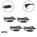 BaoFeng UV5RE UV-5R 4PCS Cable cargador USB walkie-talkie
