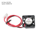 Ventilador de refrigeração sem escova 12V 0.06A 2006 20x20x6mm da C.C. com fio de 2 pinos