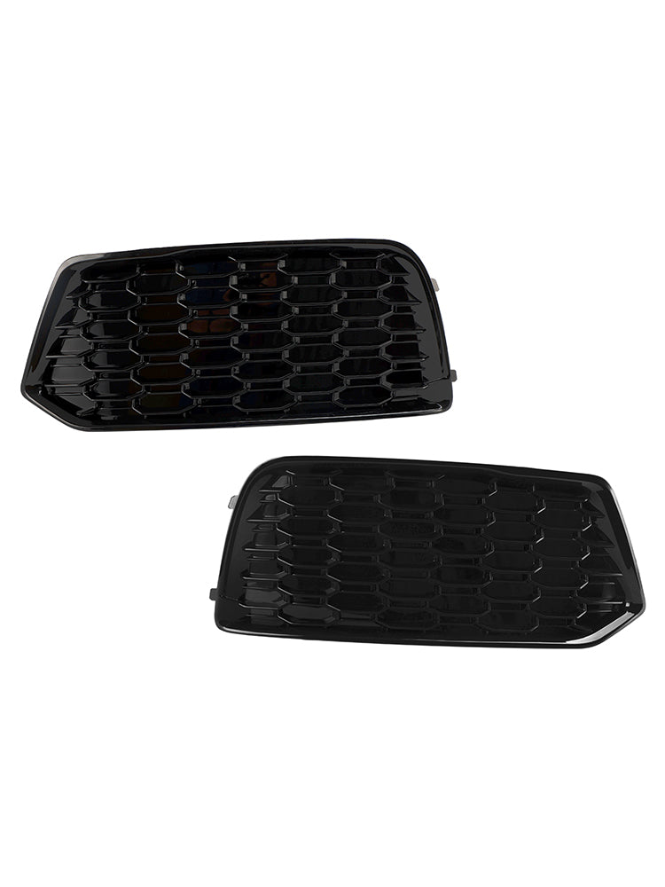 Audi Q5 2018-2022 Mesh 2PCS främre stötfångarhölje Grill Grill Bezel Insats