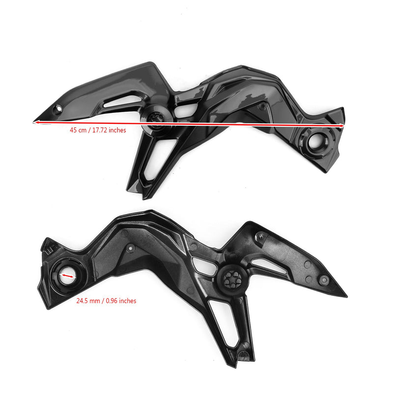 Motorsykkel ABS plastrammebeskytterdeksel for Kawasaki Z900 2020-2021 Generisk