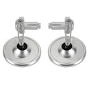 Håndspeil i aluminium 7/8"-1" Sølv Kort styreende 3" runde speil Generelt