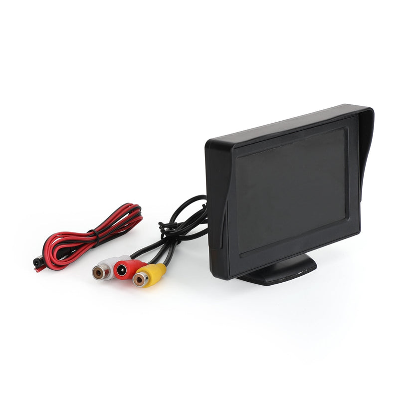 PAL Back View HD-kamera Display Reverse Monitor 4,3" TFT LCD bilmonitor NTSC