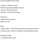 Par de palancas de embrague de freno pivotante CNC de aluminio para motocicleta, compatible con Husqvarna