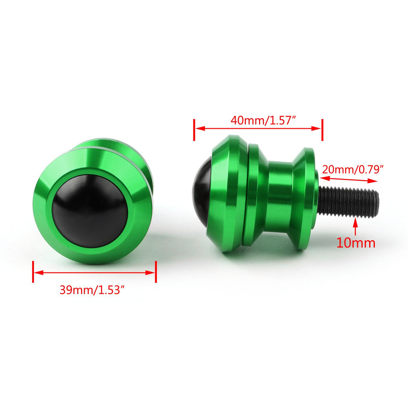 10 mm aihion kääntövarren kelan liukukappale Kawasaki Ninja 250R 1000 ZX 6R ZX10R GR