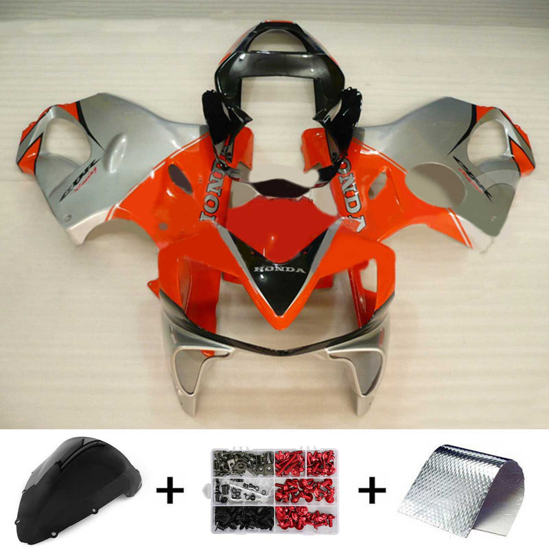 Amotopart Honda CBR600 F4i 2001-2003 Juego de carenado Cuerpo Plástico ABS