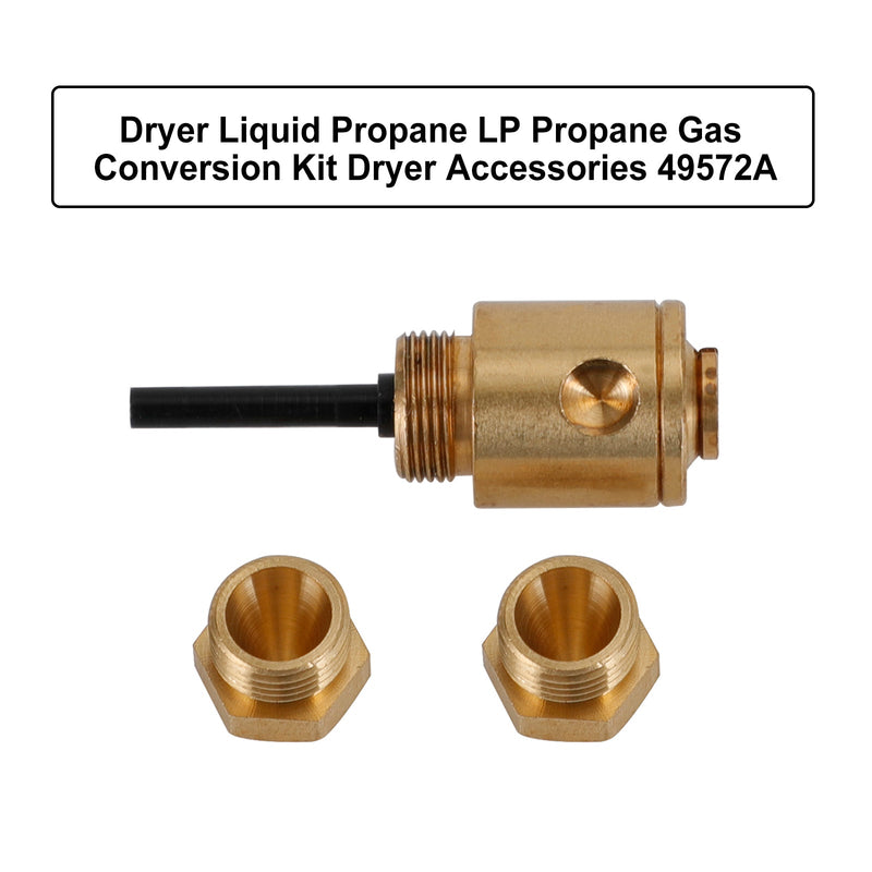 Secadora de propano líquido LP Kit de conversión de gas propano Accesorios para secadora 49572A