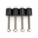 Svart 1" styrhöjningssats lämplig för Suzuki Hayabusa GSX 1300R 99-19 Generic