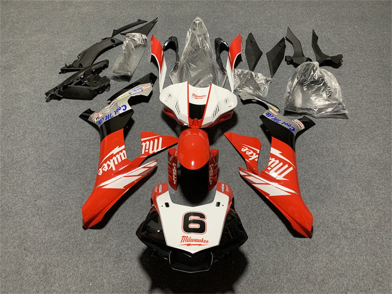 Amotopart kåpa set för Yamaha YZF 1000 R1 2015-2019, kropp, plast, ABS