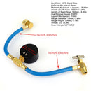 Bil Bil Aircondition AC R134A Kølemiddelpåfyldning Måleslange med måler