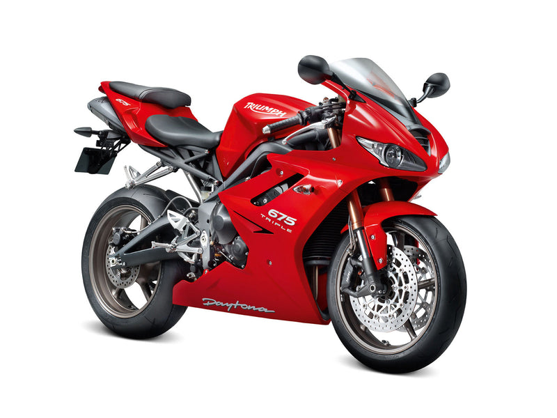 Fairings 2006-2008 Triumph Daytona 675 Red Daytona Racing Generic