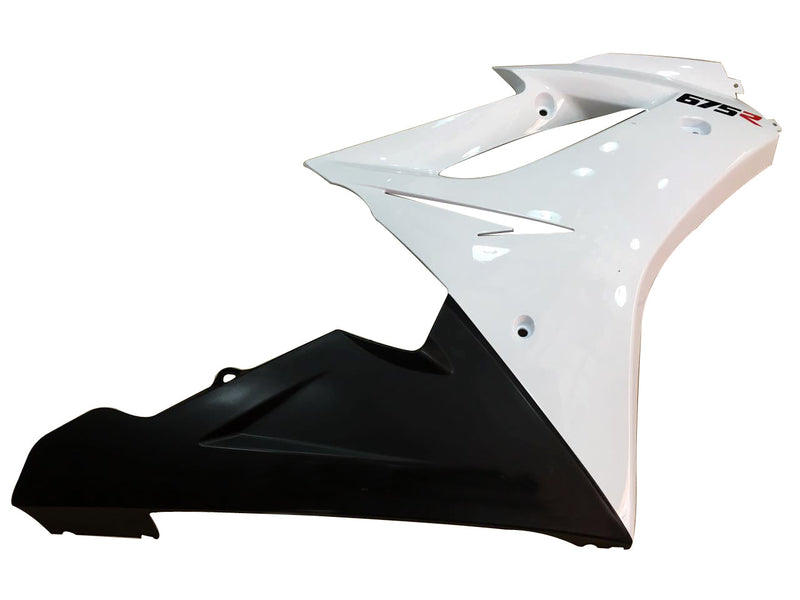 Fairings 2006-2008 Triumph Daytona 675 White Black Daytona Racing Generic