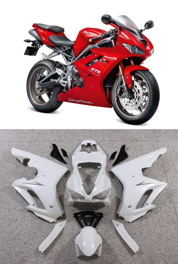 Fairings 2009-2012 Triumph Daytona 675 Red Daytona Generic