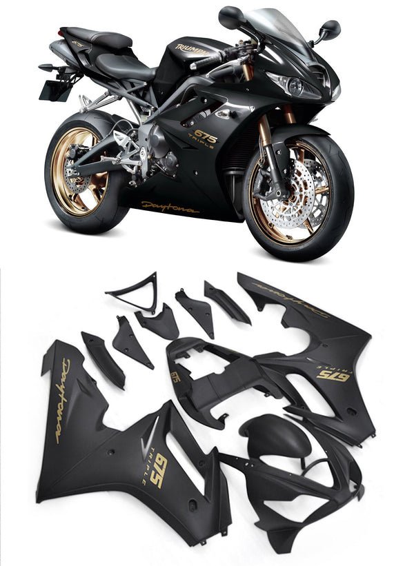 Fit For Triumph Daytona 675 2009-2012 Black Bodywork Fairing ABS Injection Molding