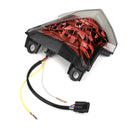 Piloto trasero intermitente LED para Kawasaki Z650 Ninja 650 Z900 17-24 Plata Genérico