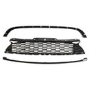 MINI R57 Cooper S & JCW 2-Türer Cabrio 2009–2013 3 Stück Glänzend Schwarzer Frontgrill