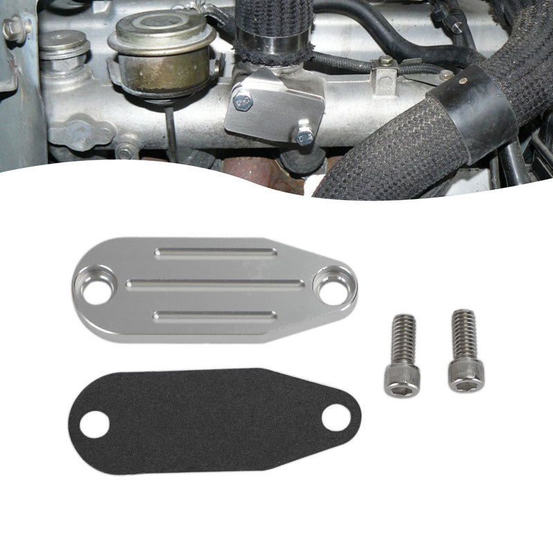 EGR Delete Plug Block Off Plate Kit för GM 2.0, 2.2, 2.5, 2.8, 3.0, 3.8, 4.3, 4.9, 5.0, 5.7, 6.6, 7.4, 8.2 Generic