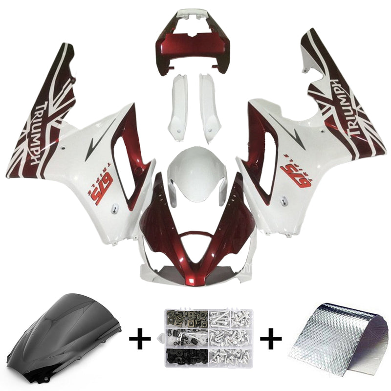 Amotopart Triumph Daytona 675 2006–2008 Verkleidungsset, Karosserie, Kunststoff, ABS