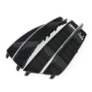 Grade inferior do para-choque dianteiro compatível com Audi A6 C7 S-Line 2016-2018 preto cromado