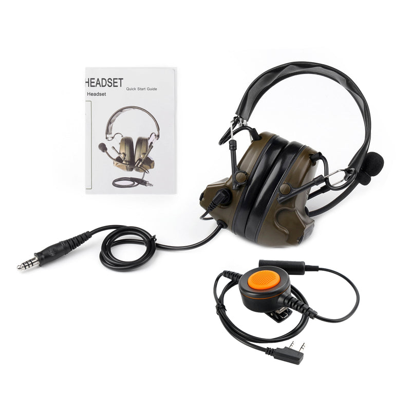 Z Tactical H50 Headset 6-stift U94 PTT för Kenwood TH-D7 TH-F6 TH-K2 TH-21 TH-28