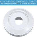 3-częściowy zestaw akcesoriów do basenu Spa z dyszą zwrotną i szczelinami do gałek ocznych