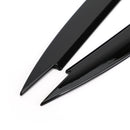 Front Strålkastare Ögonbrynsskydd Trim Svart för VW Golf MK7 Golf R GTI GTD Generic