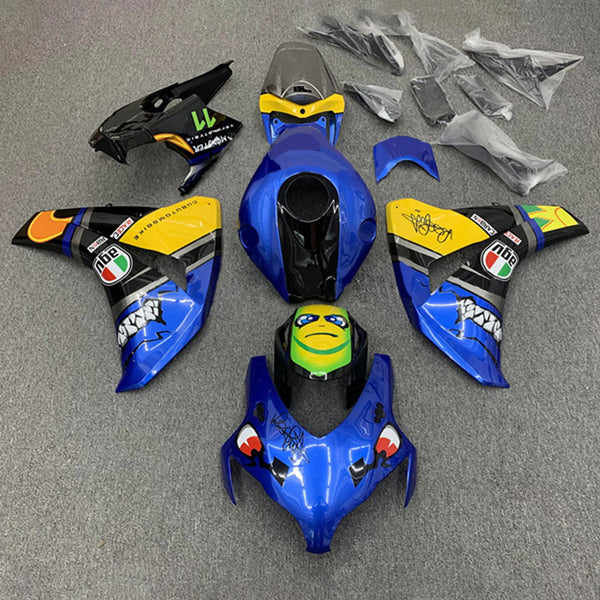 Amotopart Honda CBR1000RR 2008-2011 kåpesett Body Plastic ABS