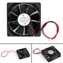 1Pcs DC Brushless Cooling PC Ventilador de computador 12V 8020s 80x80x20mm 0,15A Fio de 2 pinos