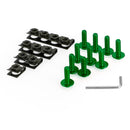 Motorrad-Aluminium-Verkleidungsgitter M6 x 20 mm Schraubenbolzen Clips-Kit QTY 10 Generic