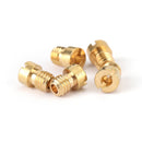 Skoter Motorcykel ATV 5 st 5 mm förgasare Runda huvudstrålar för Keihin Carb Gy6 #105 #110 #115 120 125