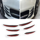 6 Stück Universal Auto/Auto Frontstoßstange Flossen Spoiler Canards Refit Generic