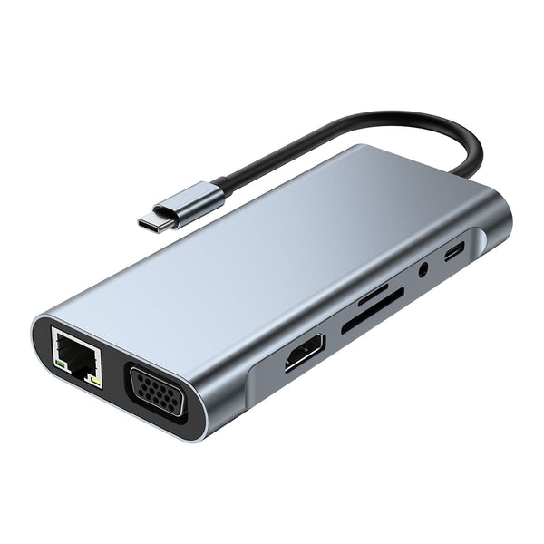 11 w 1 USB-C typu C Wyjście HD Wielofunkcyjna stacja dokująca z adapterem USB 3.0 HD 4K