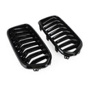 Lesklá černá mřížka předního nárazníku vhodná pro BMW X2 Series F39 2018-2023 Generic