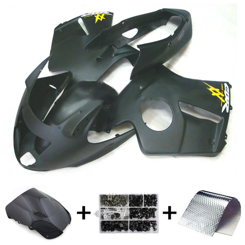 Amotopart Honda CBR1100XX SuperBlackBird 1996-2007 kåpa Set Body ABS