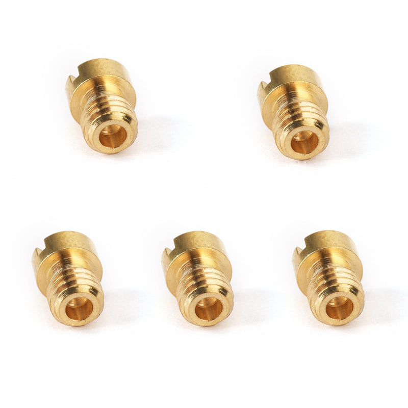 Scooter motocicleta atv 5 peças 5mm carburador redondo jatos principais para keihin carb gy6 #105 #110 #115 120 125