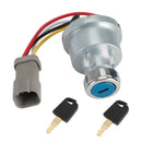 Tændingslås 142-8858 til Caterpillar 257B Cat D6T 247B D6R med 2 nøgler