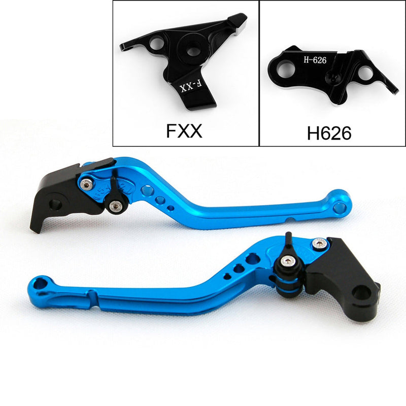 Alavancas de embreagem de freio longas para Honda X-11 1999-2002 preto genérico 