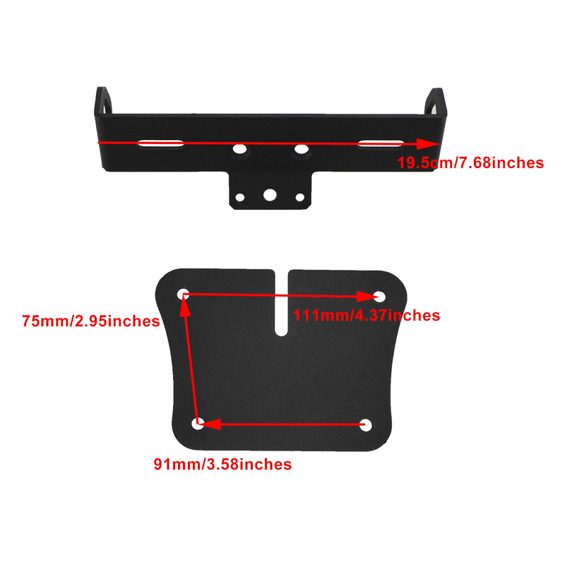 Suporte para placa de licença Yamaha R3 R25 2019-2021