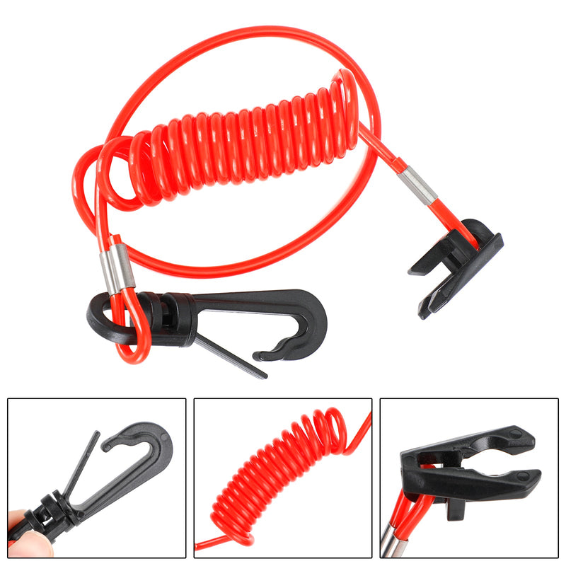 Stoppschalter-Clip und Lanyard passend für Johnson Evinrude 0432230 432230