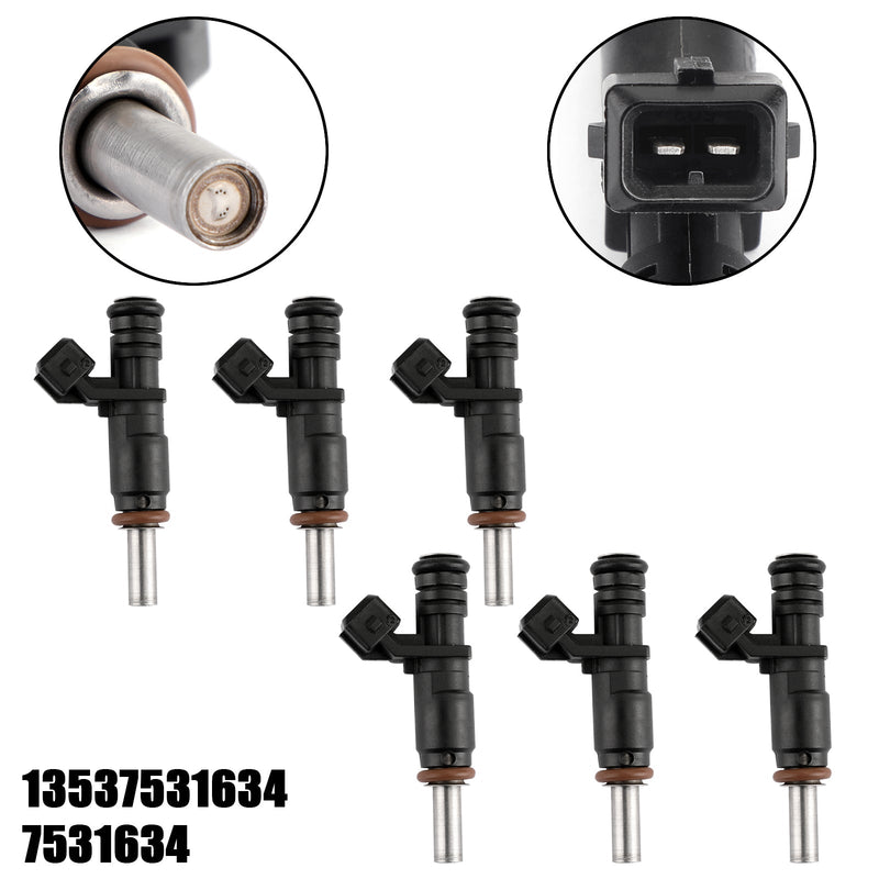 6x Einspritzdüsen für 06–12 BMW 128i 328i X3 X5 Z4 525i 2.0/2.5/3.0L 7531634 Generic